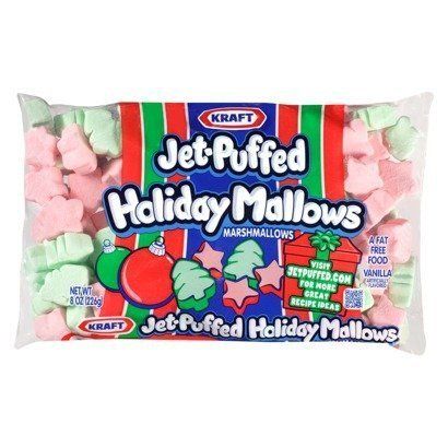 Kraft Jet-puffed Holiday Mallows Vanilla Marshmallows Pink Green 8 Oz. Bag (P... | Amazon (US)