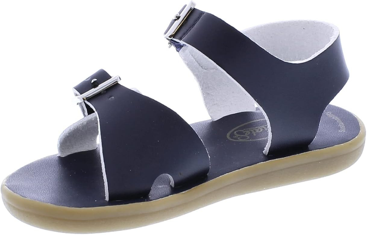 FOOTMATES Tide Waterproof Leather Strap-Closure Boys’ Sandals with Slip-Resistant, Non-Marking ... | Amazon (US)