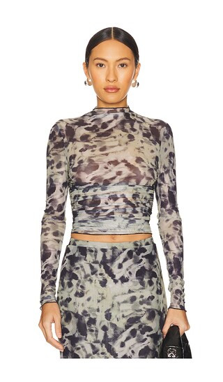 Nina Top in Leopard | Revolve Clothing (Global)