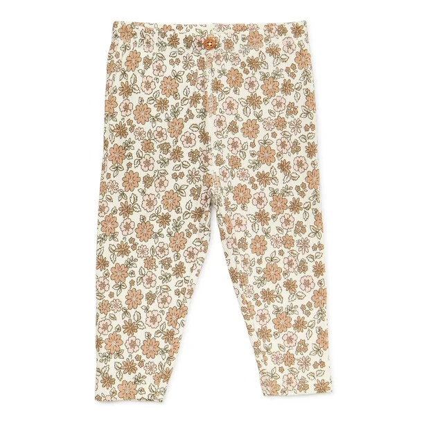 easy-peasy Baby Organic Print Leggings, Sizes 0-24 Months | Walmart (US)