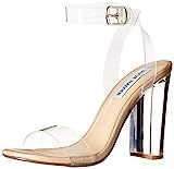 Steve Madden Women's Camille Heeled Sandal, Clear, 7.5 | Amazon (US)