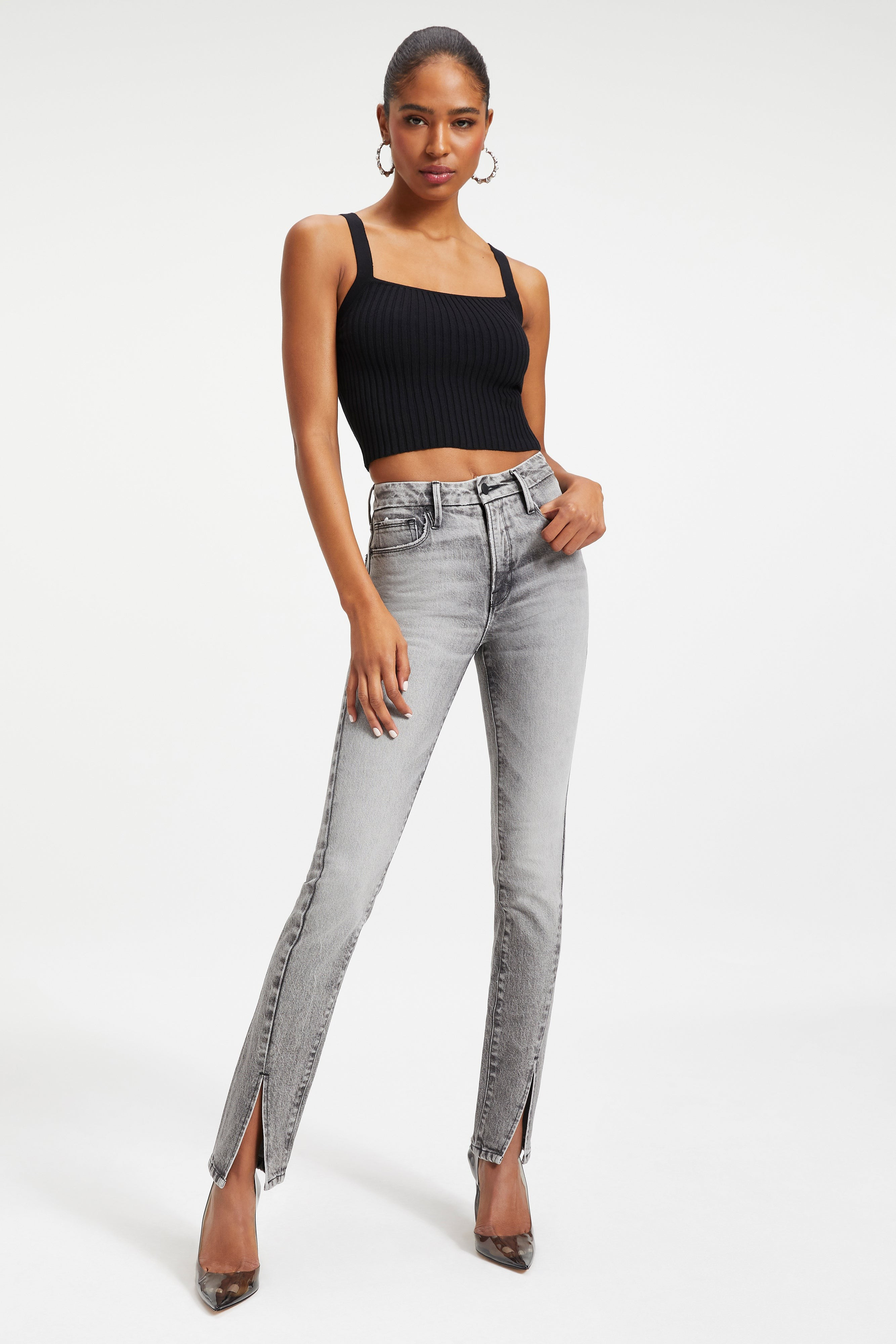 GOOD CLASSIC 32" INSEAM | BLACK265 | Good American