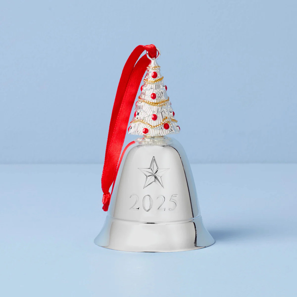 2025 Musical Bell Silverplate Ornament | Lenox