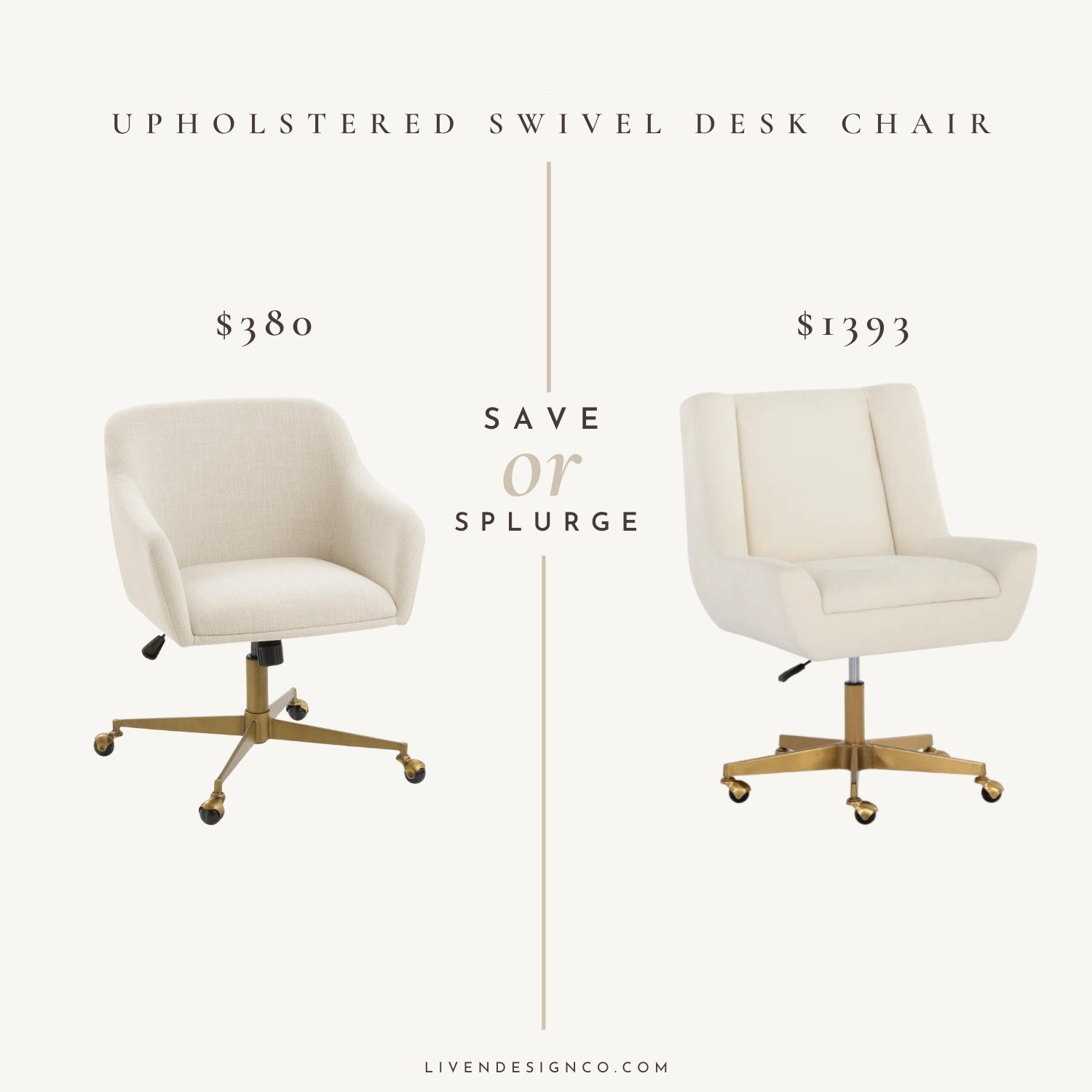 Upholstered swivel desk chair. Office Chair 

#LTKSeasonal #LTKHome #LTKSaleAlert