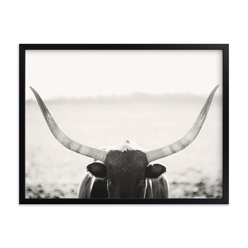 Staredown No. 2, 24"x18", Black Wood Frame | West Elm (US)