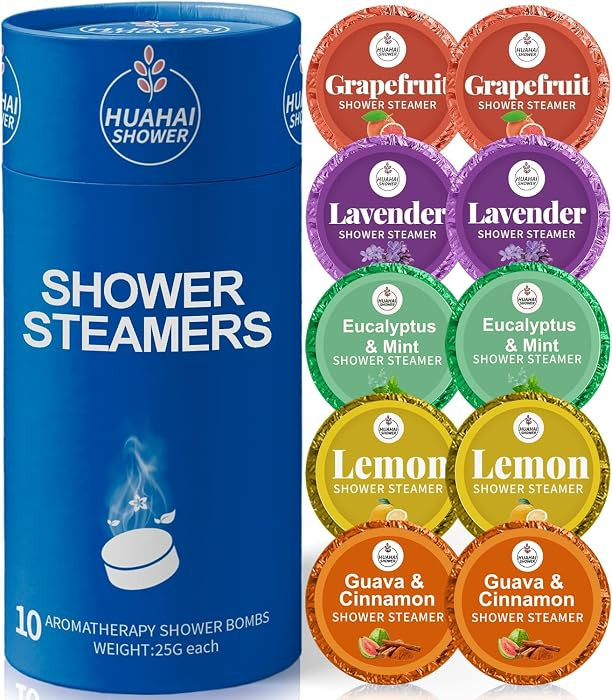 Shower Steamers Aromatherapy, 10-Pack Shower Bombs Valentines Day Gifts for Women Mom Her Daughte... | Amazon (US)
