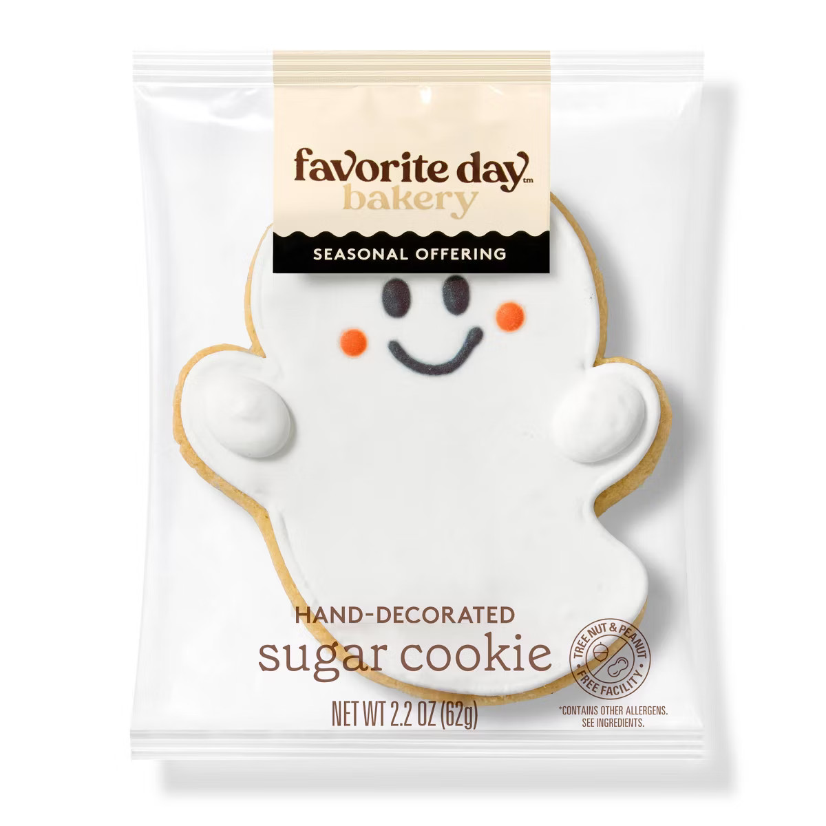 Halloween Hand Decorated Ghost Cookies - 2.20oz - Favorite Day™ | Target