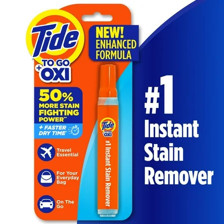 Tide Stain Remover for Clothes, Tide To Go Pen, Instant Spot Remover for Clothes, Travel & Pocket Size, 1 Count | Walmart (US)