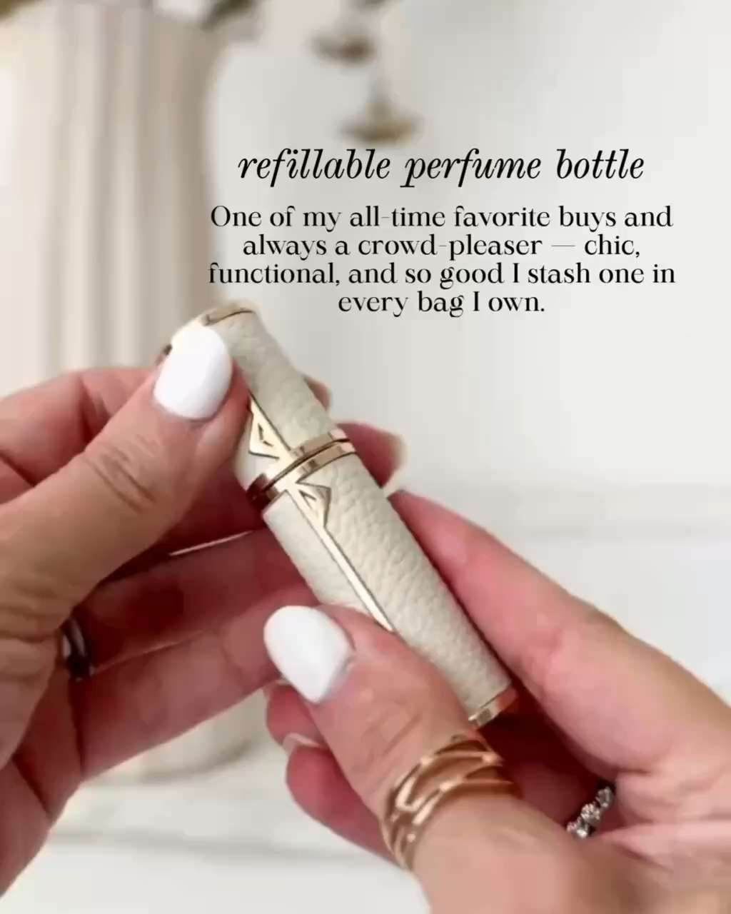 MY TRAVEL MUST - REFILLABLE PERFUME BOTTLE! One of my all-time favorite buys and always a crowd-pleaser — chic, functional, and so good I stash one in every bag I own.

#Amazon #TheHillaryStyle #RefillablePerfumeBottle #TravelEssentials #ChicAccessories #EverydayMustHaves #BeautyOnTheGo #NeutralStyle 

 #LTKmomlife #LTKOver40 #LTKBeauty