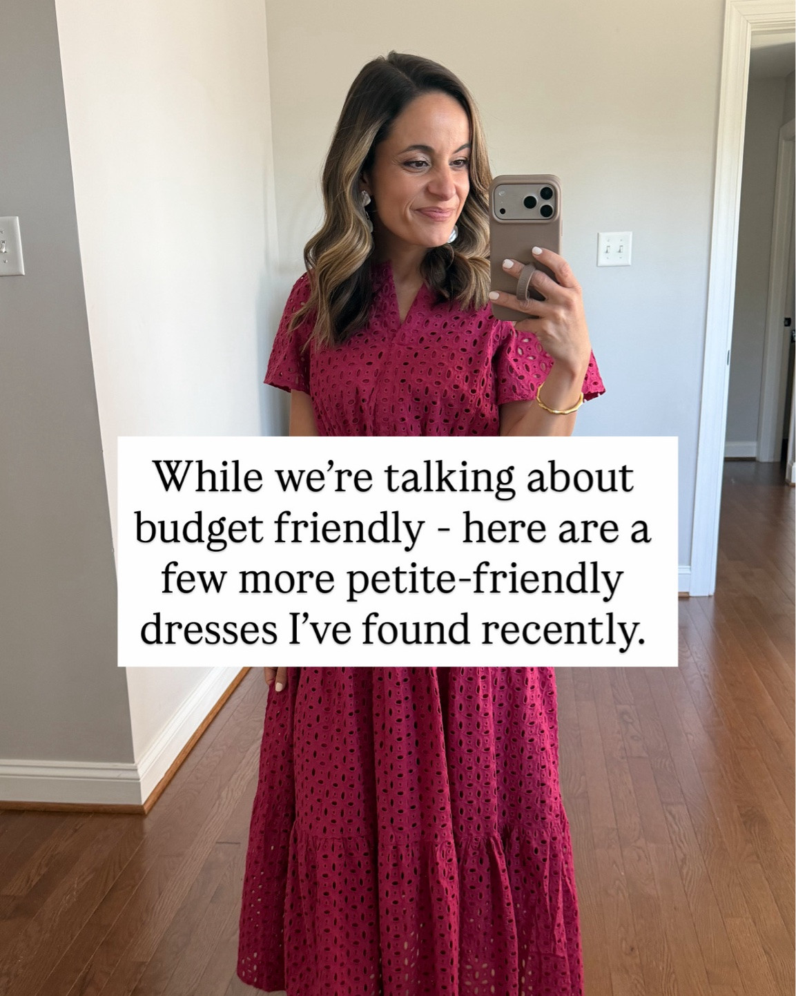 A few budget friendly dresses I’ve tried recently! 

Eyelet dress (Amazon): xs 
Printed halter (Target): xs 
Two tone strapless dress (Amazon): xs
Two tone dress (Amazon): small 
Striped dress (Amazon): xs