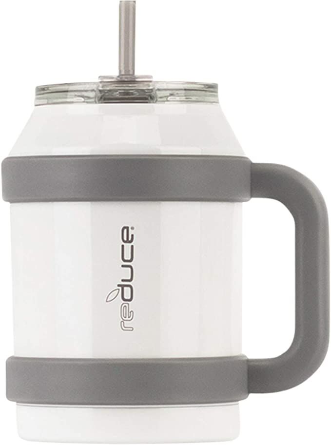 Reduce 50 oz Mug Tumbler with Handle and Straw - Stainless Steel with Sip-It-Your-Way Lid - Keeps... | Amazon (US)