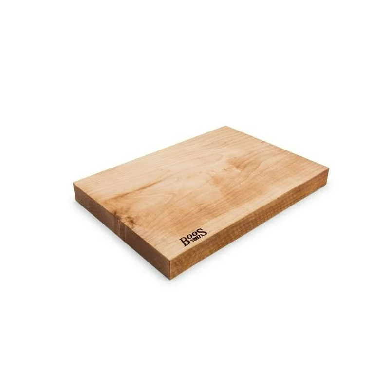 John Boos 17" x 12" Rustic Edge Cutting Board - Maple - Walmart.com | Walmart (US)