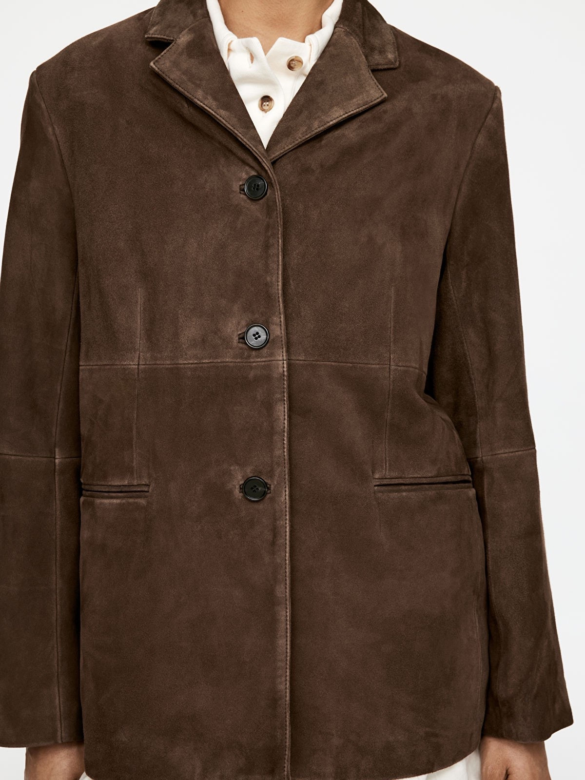 LAST CHANCE! Get 20% off this brown suede blazer until midnight tonight using code ARKET20 - added straight to my basket 🧺 to try instead of the Zara suede blazer 

Spring jacket - blazer - chocolate brown - Arket jacket - brown suede - trending - sale 

#LTKFashionMonth #LTKsale #LTKuk