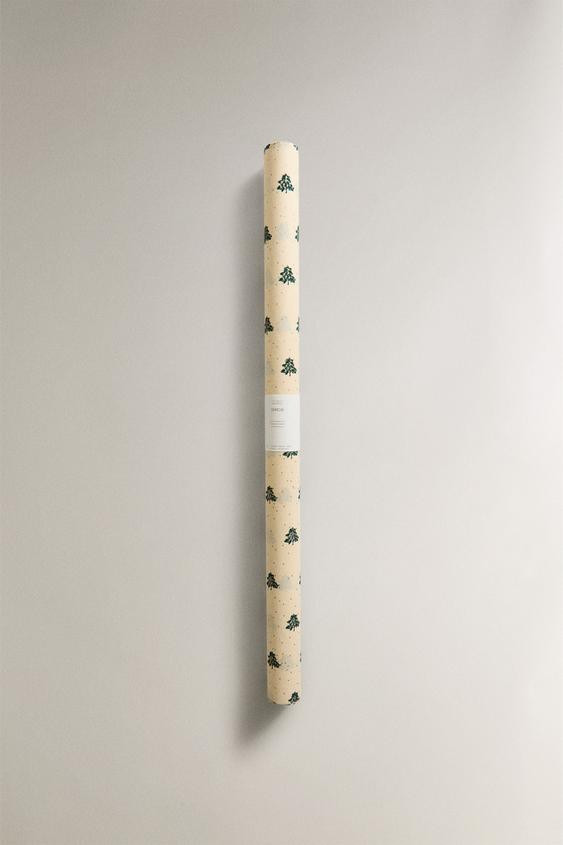 CHRISTMAS FIR TREE WRAPPING PAPER | Zara US