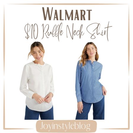 $10 Walmart Free Assembly Women’s Ruffle Neck Shirt with Long Sleeves, Sizes XS-XXL / clearance / work top / work outfit / workwear / work shirt / dressy top 

#LTKWorkwear #LTKSaleAlert #LTKFindsUnder50