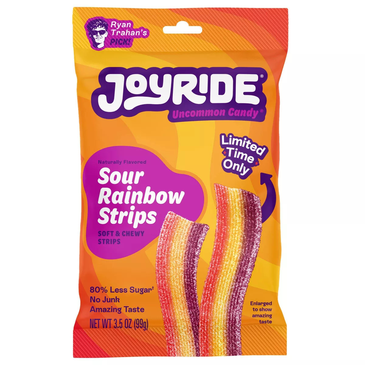 JOYRIDE Sour Rainbow Strips Candy - 3.5oz | Target