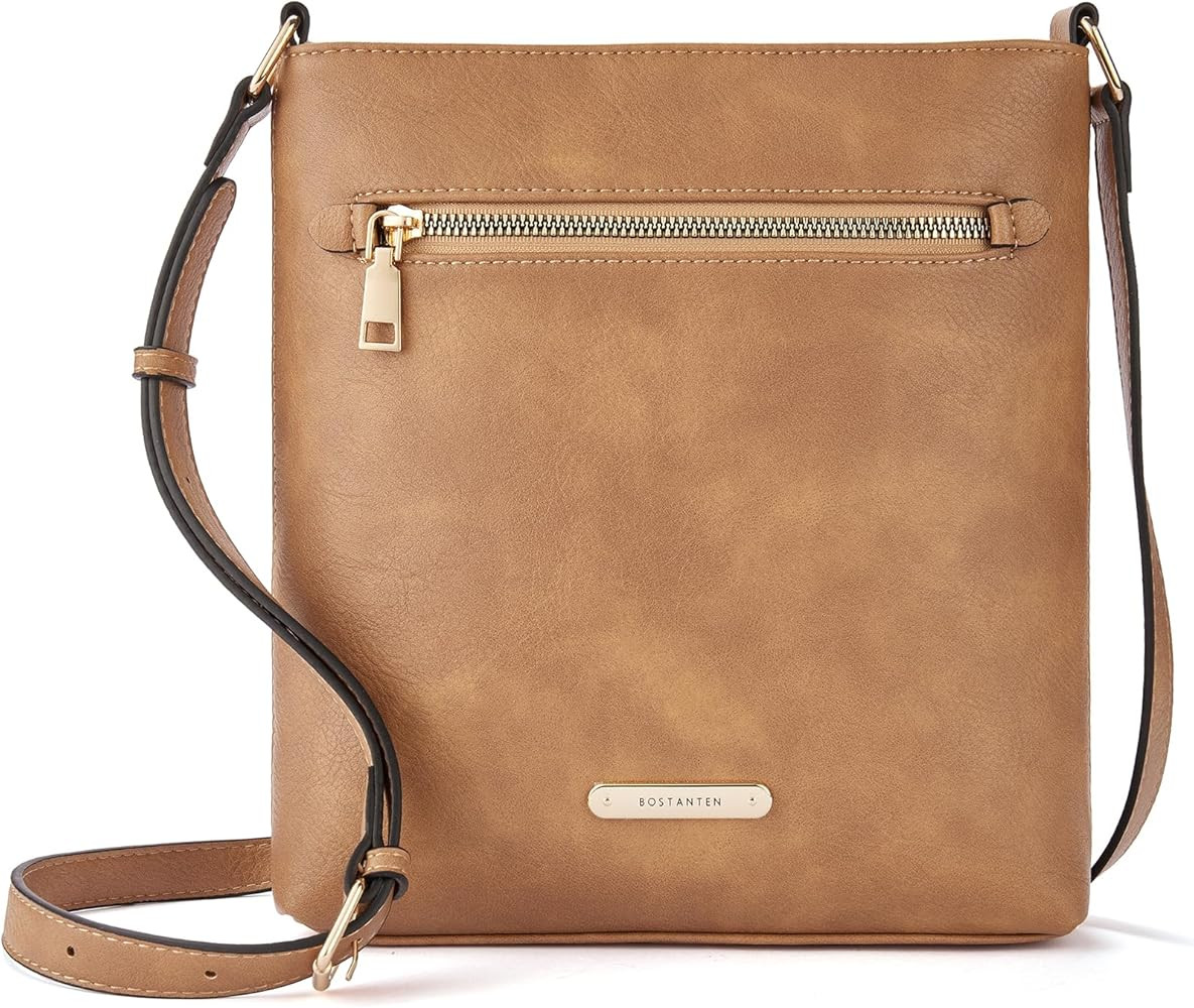 BOSTANTEN Crossbody Bags Purses for Women Trendy Soft Leather Shoulder Handbags with Adjustable S... | Amazon (US)