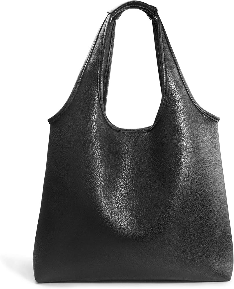 HOXIS Women's Hobo Bag Soft Vegan Leather Tote Oversized Slouchy Handbag for Shopping,Weekender,W... | Amazon (US)