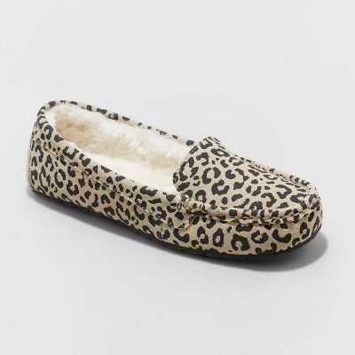 Women's Gemma Genuine Suede Moccasin Slippers - Stars Above™ | Target