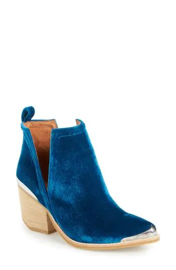 Women's Jeffrey Campbell Cromwel Cutout Western Boot, Size 7 M - Blue | Nordstrom