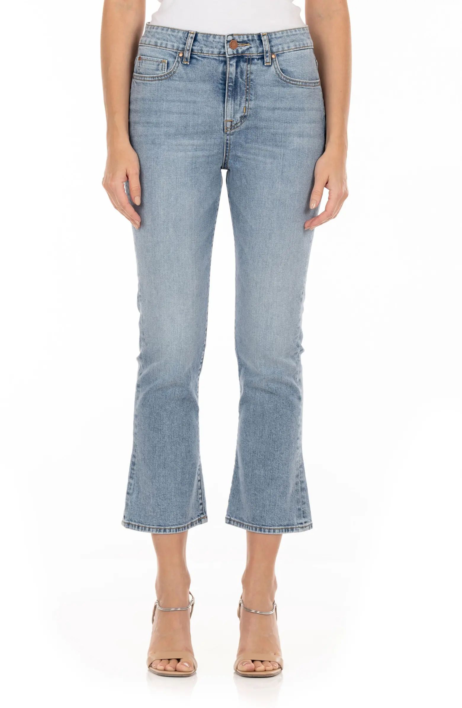 Fidelity Denim Juniper Crop Flare Jeans | Nordstrom | Nordstrom