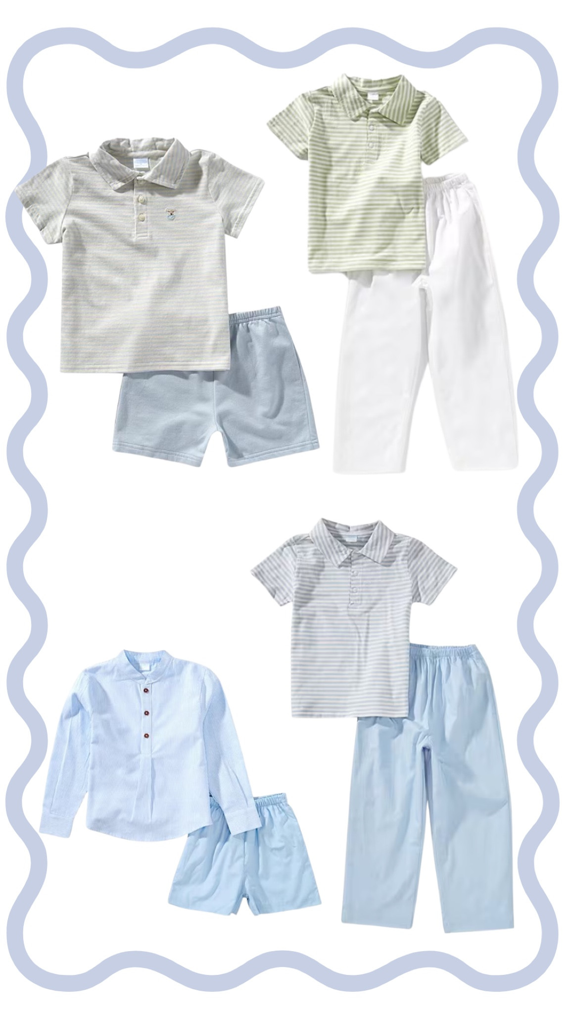 Little boy / toddler boy Easter outfits, toddler boy spring outfits.  Preppy boy spring outfits. Boys polos and short sets by Edgehill Collection from Dillards. 

#LTKKids #LTKFamily #LTKSeasonal