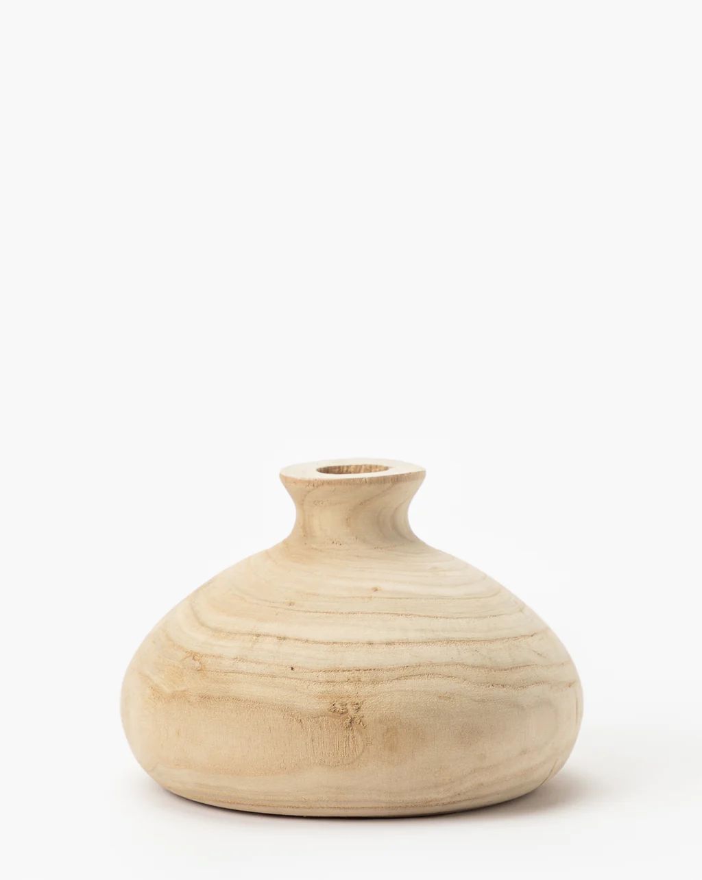 Round Wood Vase | McGee & Co.