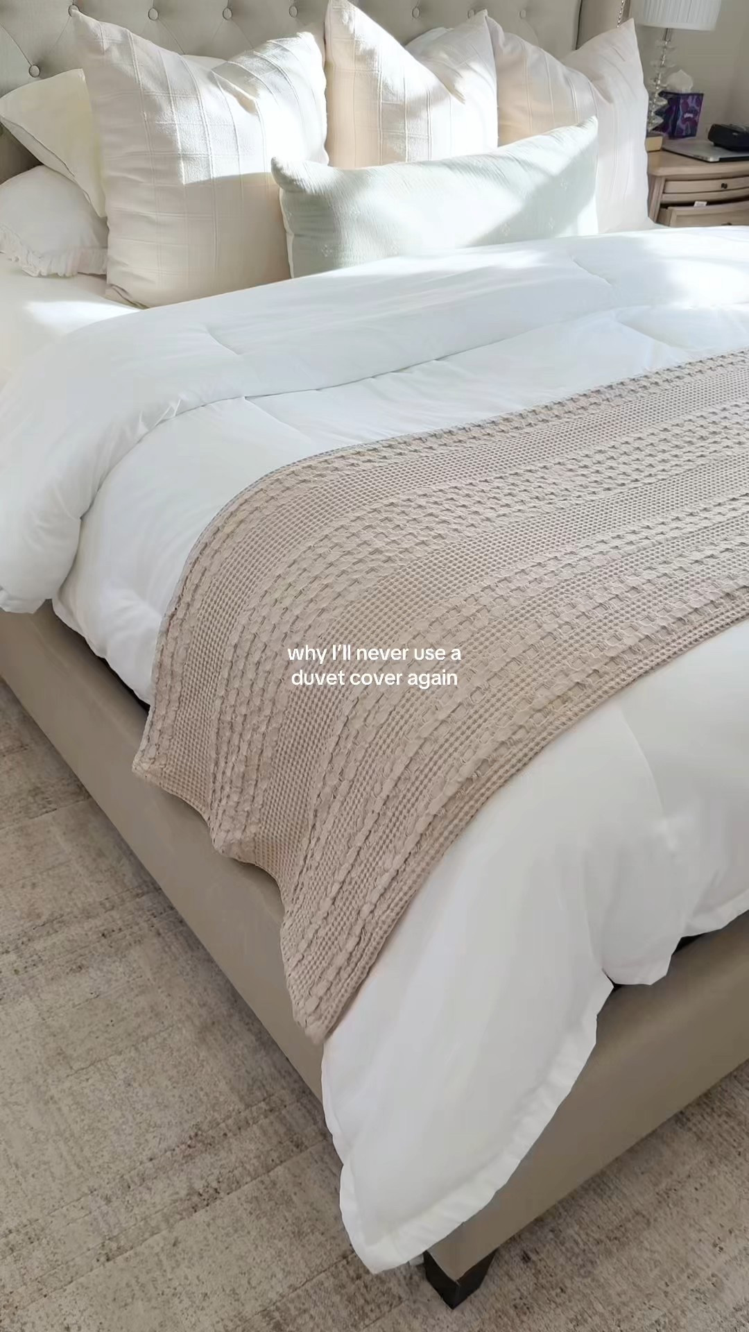 This dual-layer comforter zips together after washing and adjusts to your body temperature. No duvet, no stress, better sleep.

mellow sleep comforter, dual layer comforter, temperature regulating comforter, all season comforter, no duvet comforter, machine washable comforter, cooling and warming comforter, luxury bedding upgrade, easy wash comforter, best comforter for sleep

#LTKHome #LTKSeasonal #LTKSaleAlert