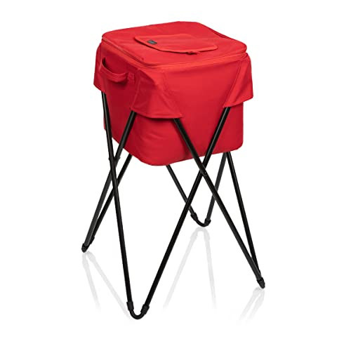 Camping Party Cooler with Stand, (Red) | Amazon (US)