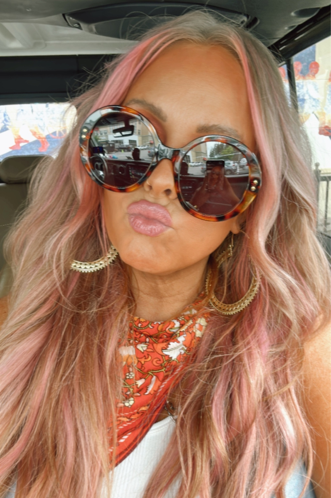 Get my Gucci on 🎶 hello round tortoise Gucci sunnies 🥰 #coastalcowgirl #trend 

#LTKstyletip #LTKbeauty #LTKGiftGuide