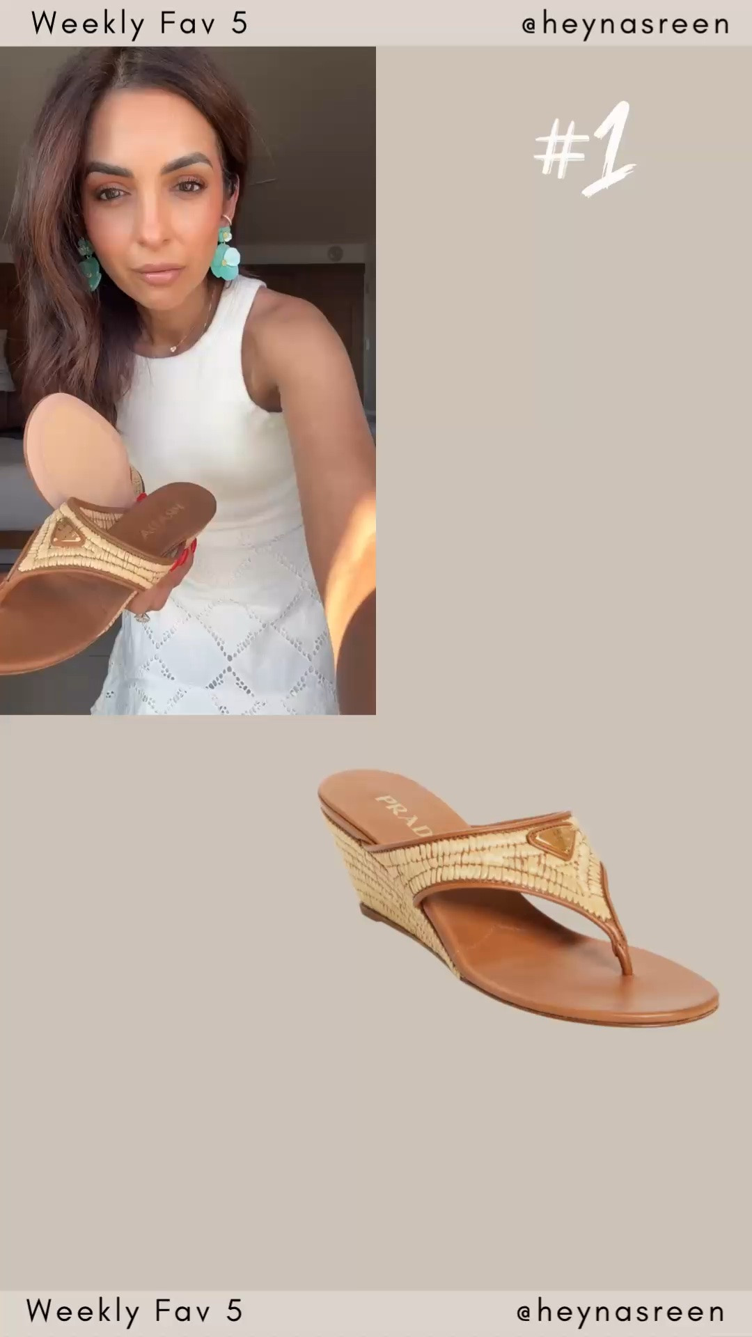 Fav 5 #1:
Prada wedges, true to size and so cute for the summer!