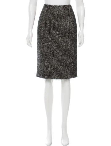 Wool Tweed Skirt | The Real Real, Inc.