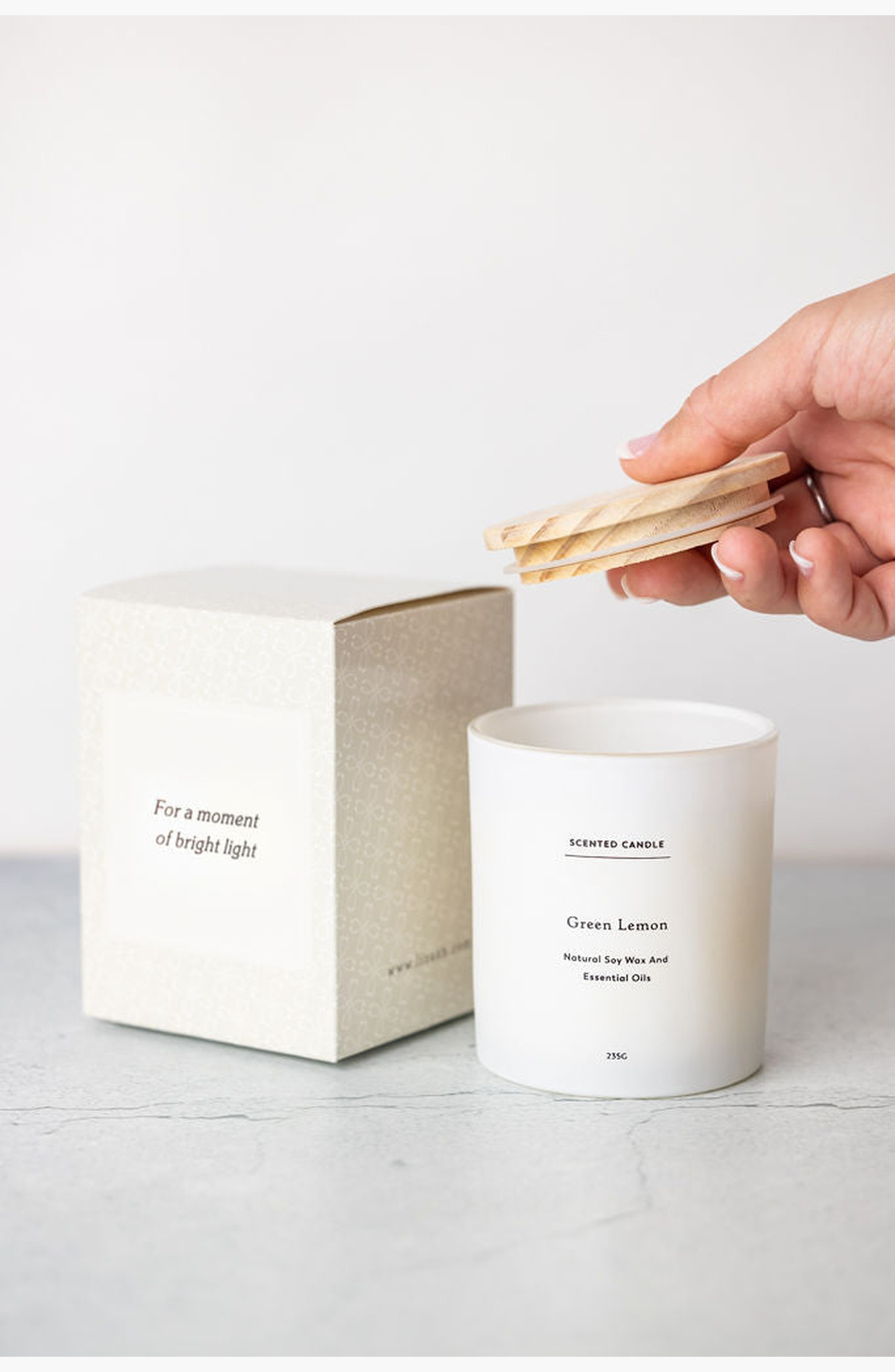 Green Lemon Scented candle - Big Glass Jar | Nordstrom