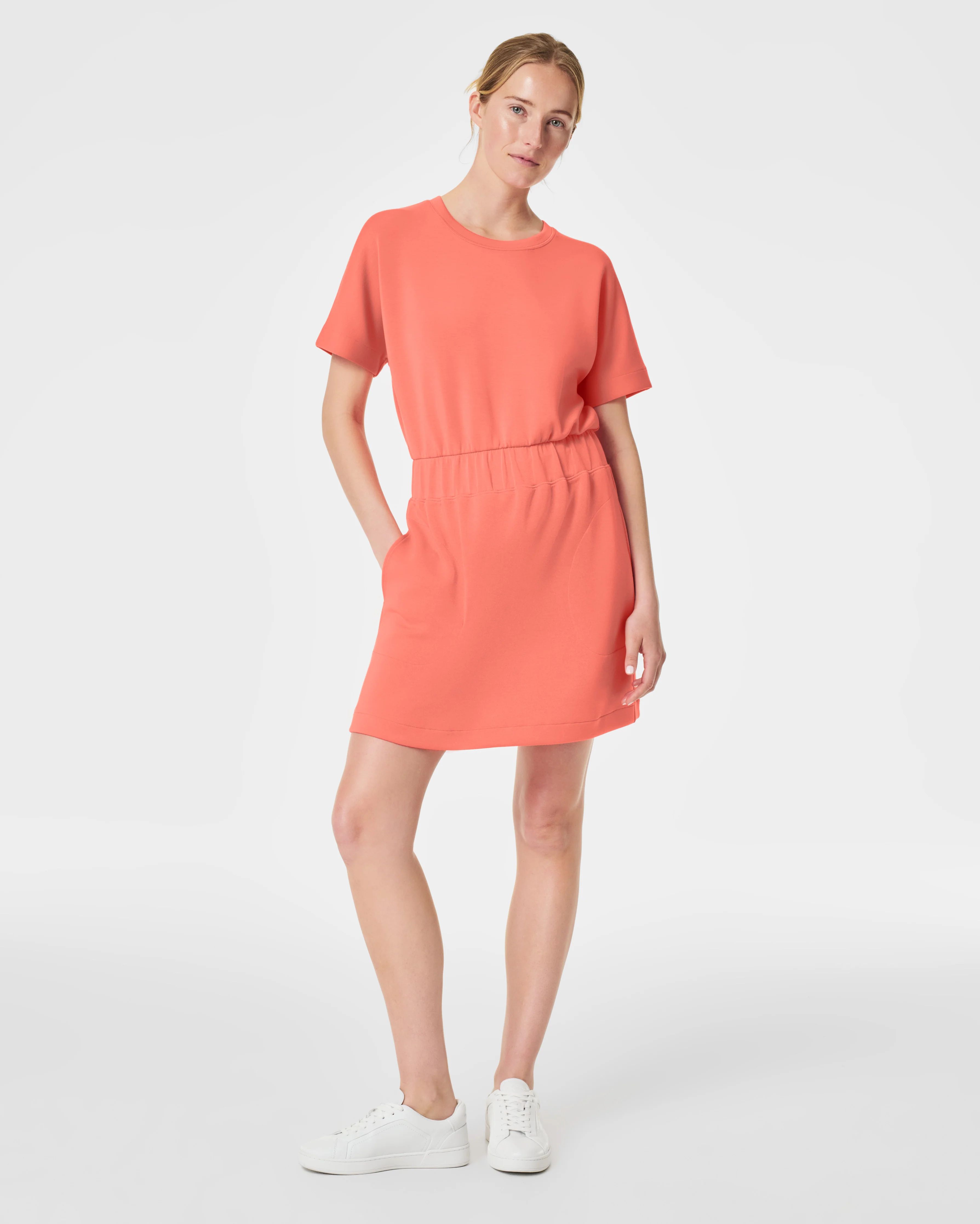 AirEssentials Cinched T-Shirt Dress | Spanx