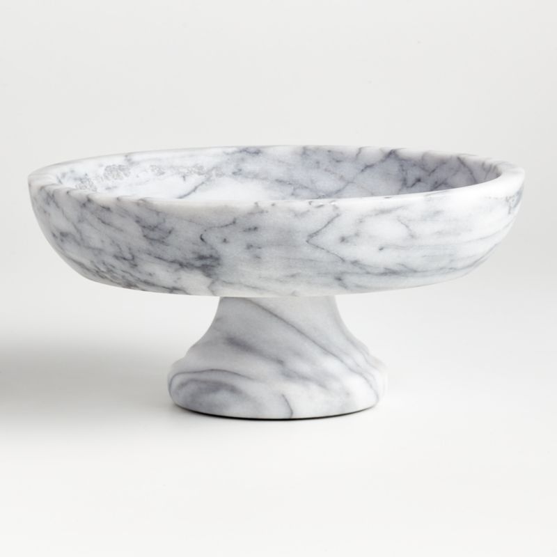 French Kitchen Marble Fruit Bowl + Reviews | Crate & Barrel | Crate & Barrel
