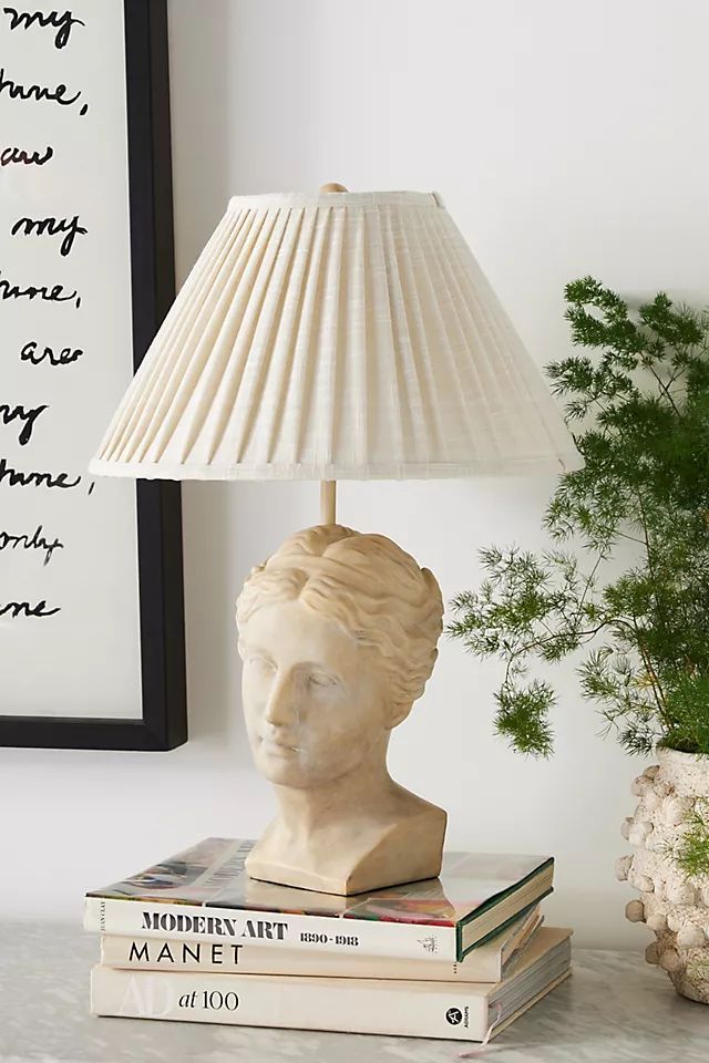 Grecian Bust Table Lamp | Anthropologie (US)