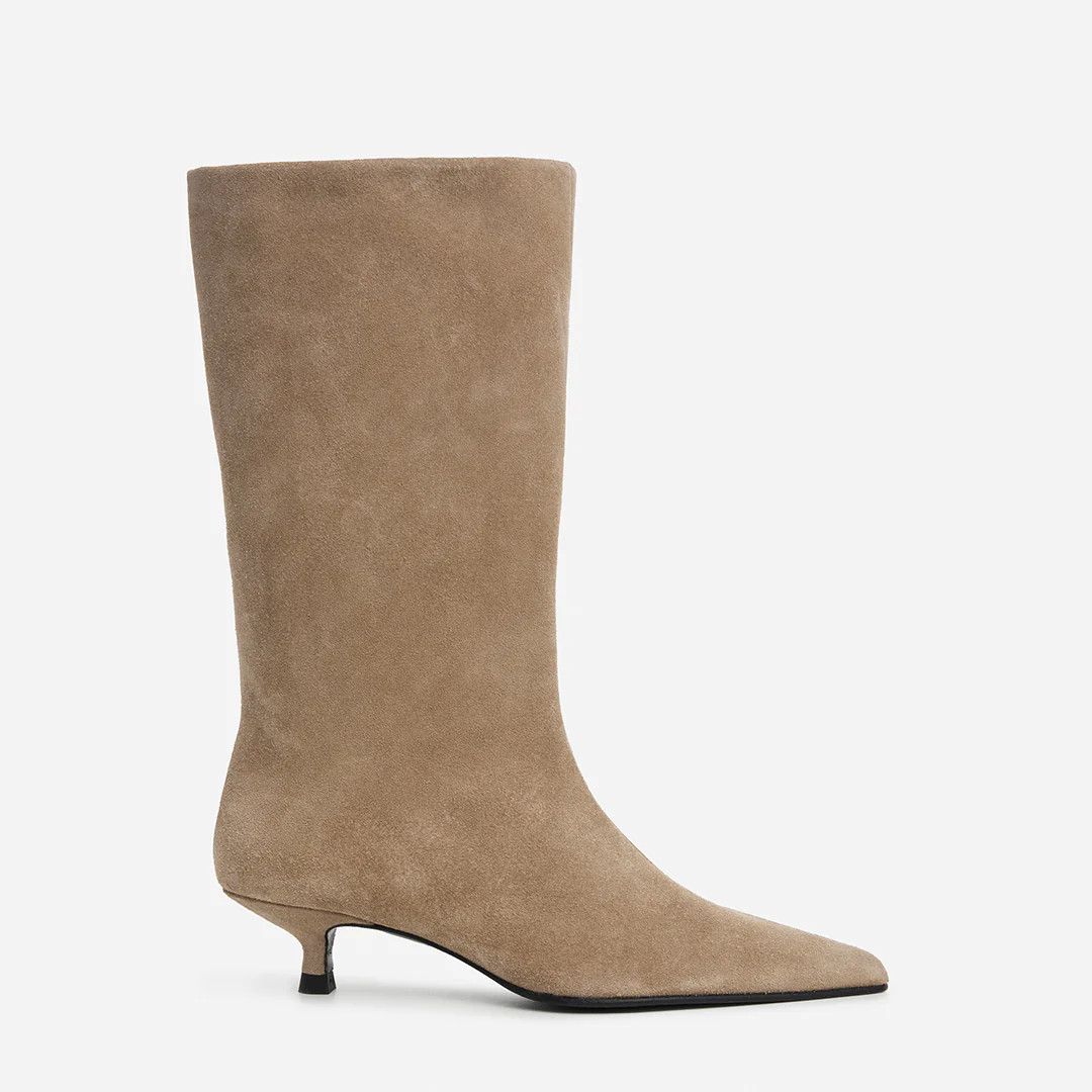Nour Suede Sand Boot | Flattered