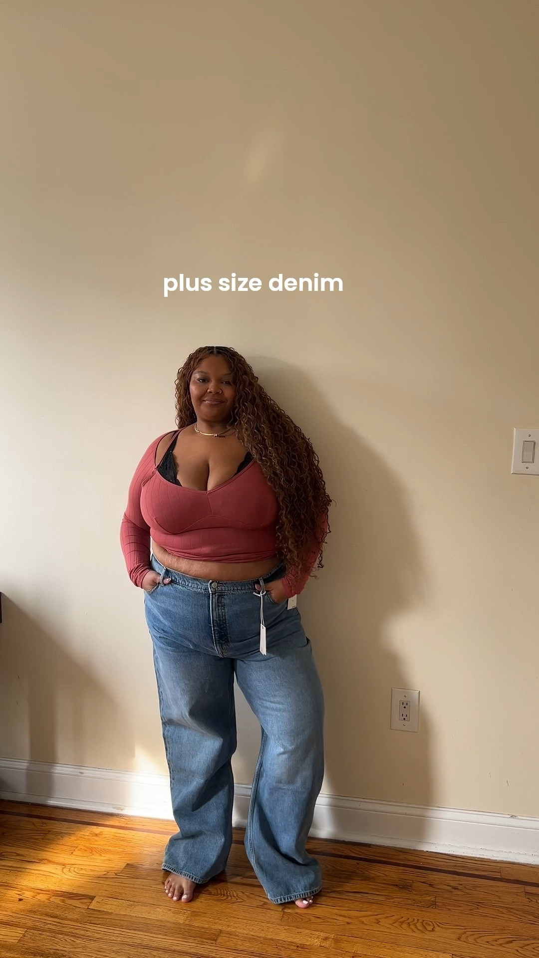 Plus size jeans that actually fit! Wearing a size 20 in all jeans! 👖 

#LTKootd #LTKMidsize #LTKPlusSize