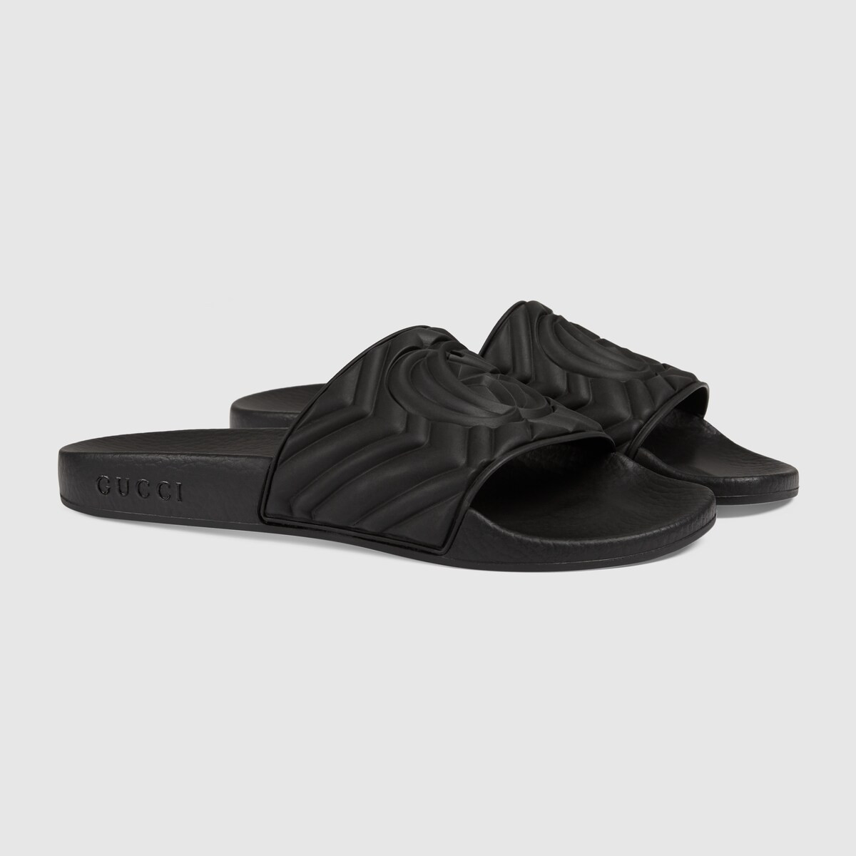 Women's matelassé rubber slide | Gucci (US)
