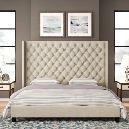Kitsco Kian Tufted Upholstered Low Profile Platform Bed | Wayfair North America