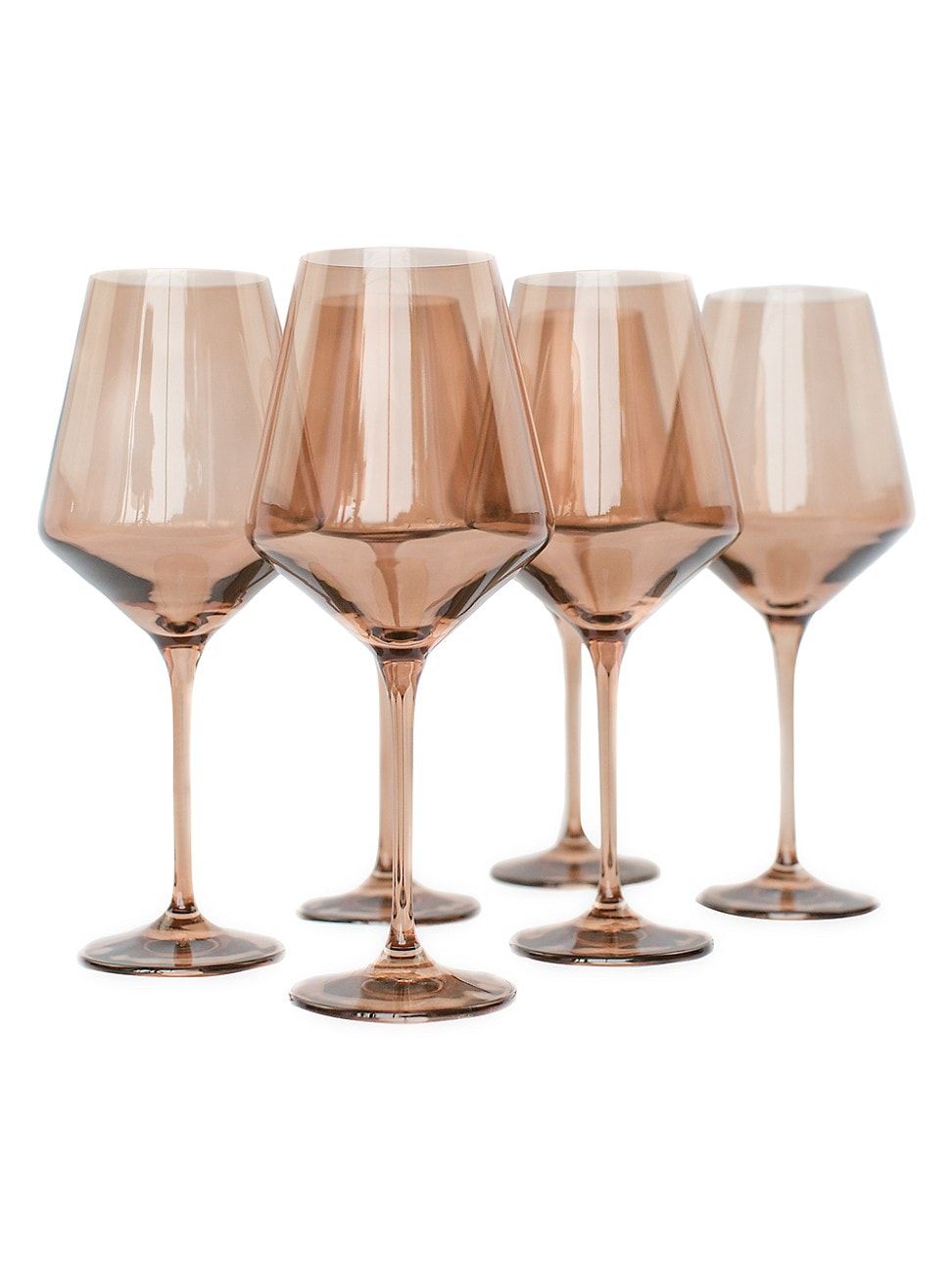 Hand-Blown Wine Glass 6-Piece Set - Amber Smoke | Saks Fifth Avenue