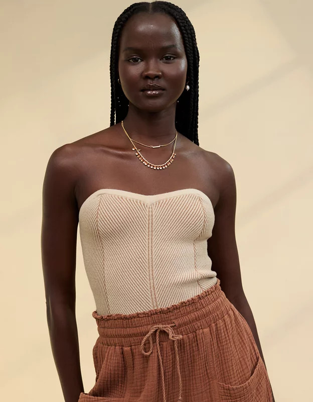 Aerie Ribbed Sweater Tube Top | Aerie