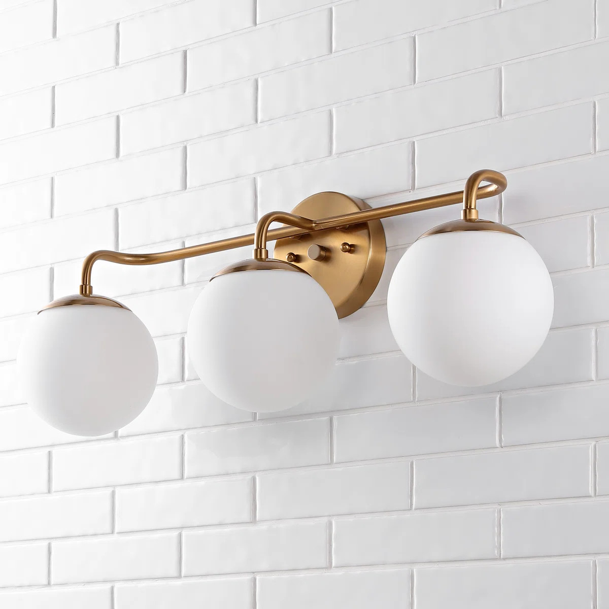 Louis Parisian Globe 3-Light Modern Contemporary LED Vanity | Wayfair North America