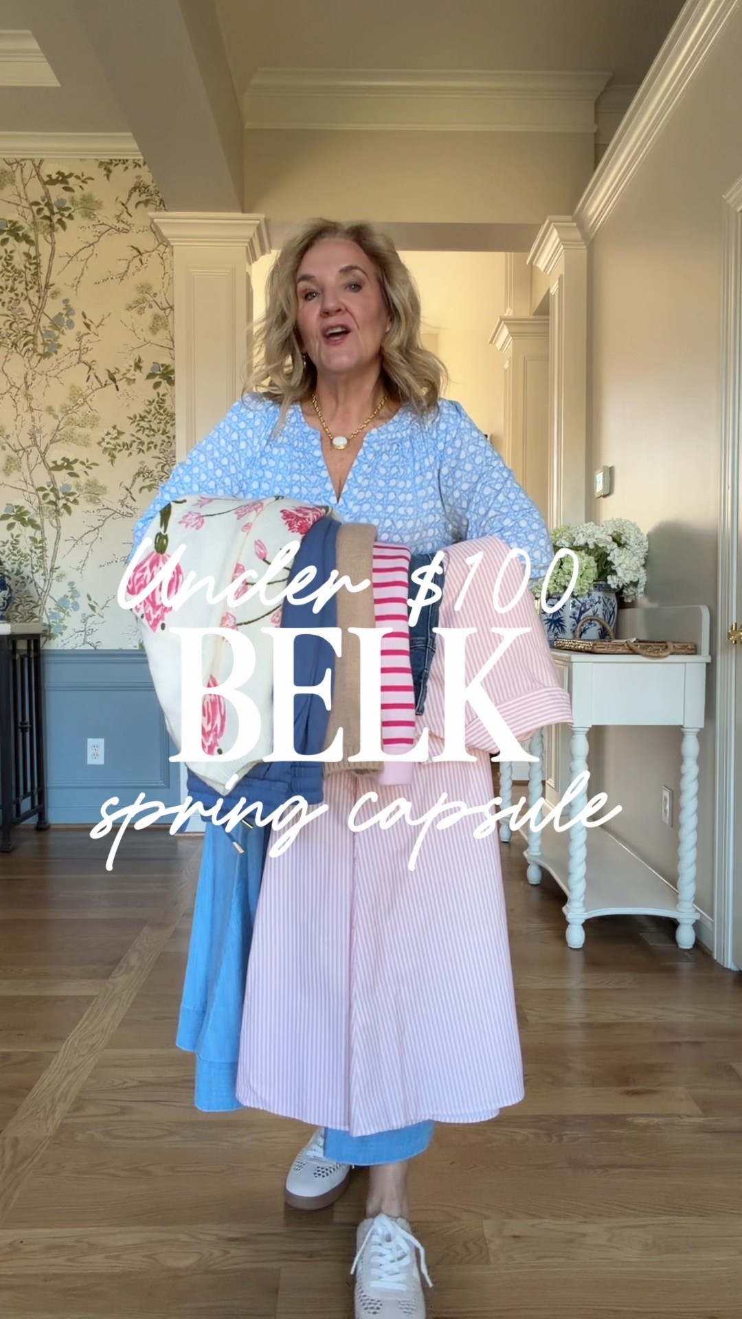 New arrivals at Belk!!! Oh my gosh this is your spring capsule! Sizing is all true to size with the following exceptions 
I sized down in the pearl trimmed jeans to a 6
The joggers are a medium petite 

Easter outfits, Easter dress, travel outfit, pink striped dress, neutral cardigan, tan cardigan, spring capsule

#LTKSaleAlert #LTKPetite #LTKOver40