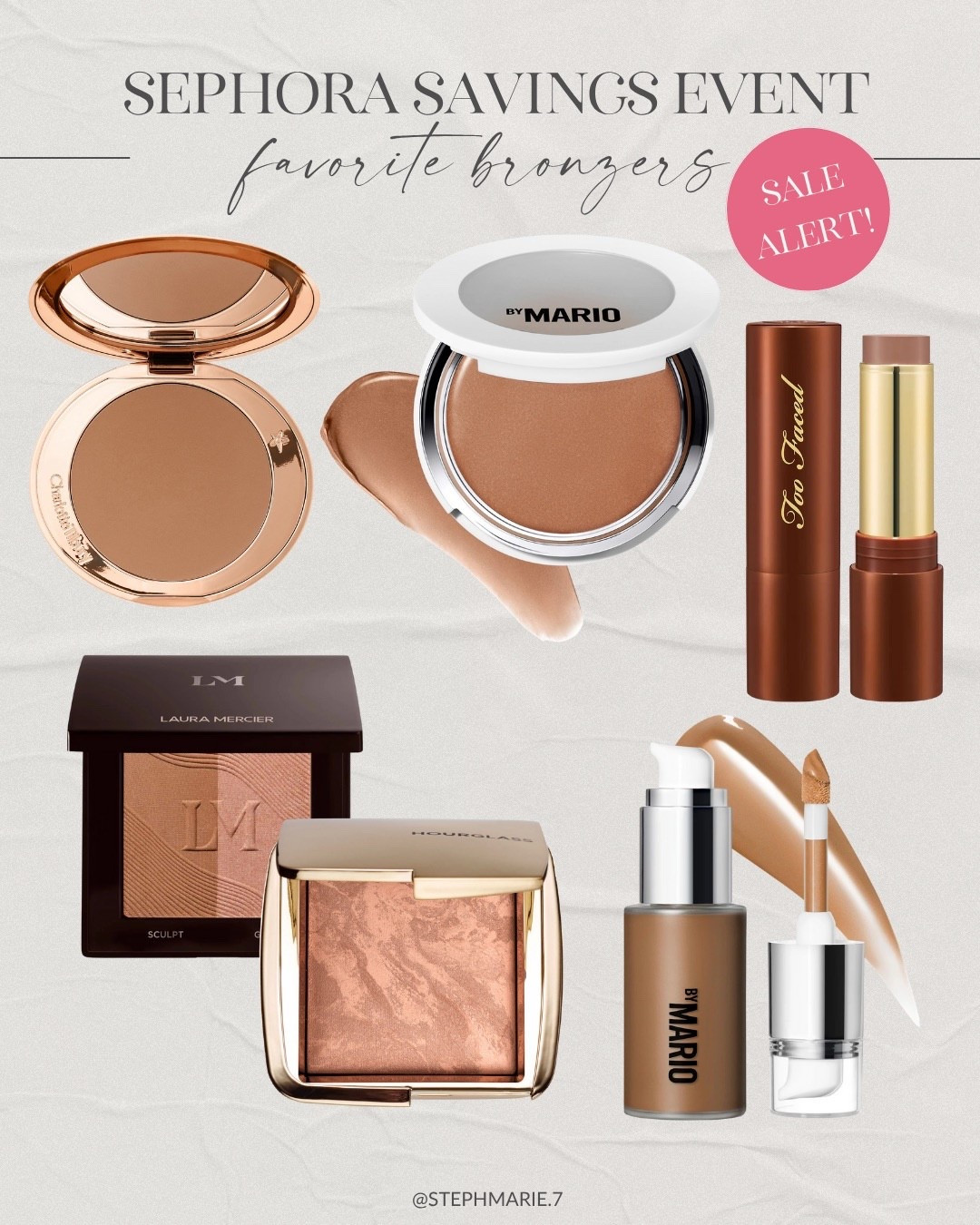 My favorite bronzers you can purchase at Sephora during their Savings Event 💕 use code EVERYTHING to save!

#LTKOver40 #LTKBeauty #LTKSaleAlert