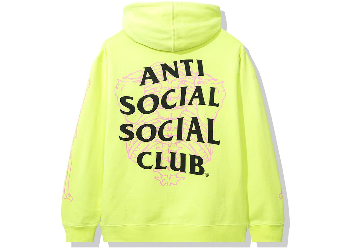 Anti Social Social Club Car Underwater Hoodie Neon Yellow | StockX