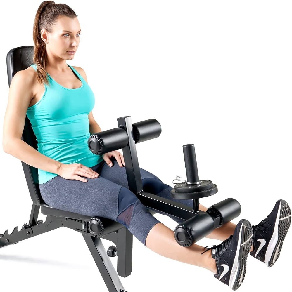 Marcy Adjustable 6 Position Utility Bench with Leg Developer and High Density Foam Padding SB-350... | Amazon (US)
