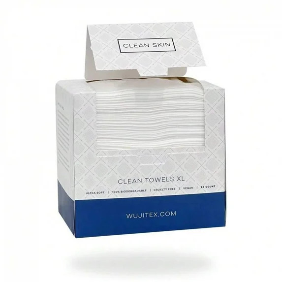 50 Counts Cleaning Towels, Disposable Face Towels, Extra Soft, Thick, Absorbent, Pearl Texture Fa... | Walmart (US)
