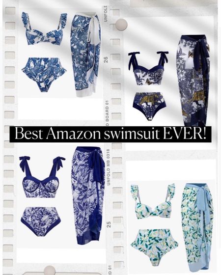 Amazon swimsuit 
Summer Swim
Amazon Find 
#LTKFind #LTKSeasonal #LTKswim