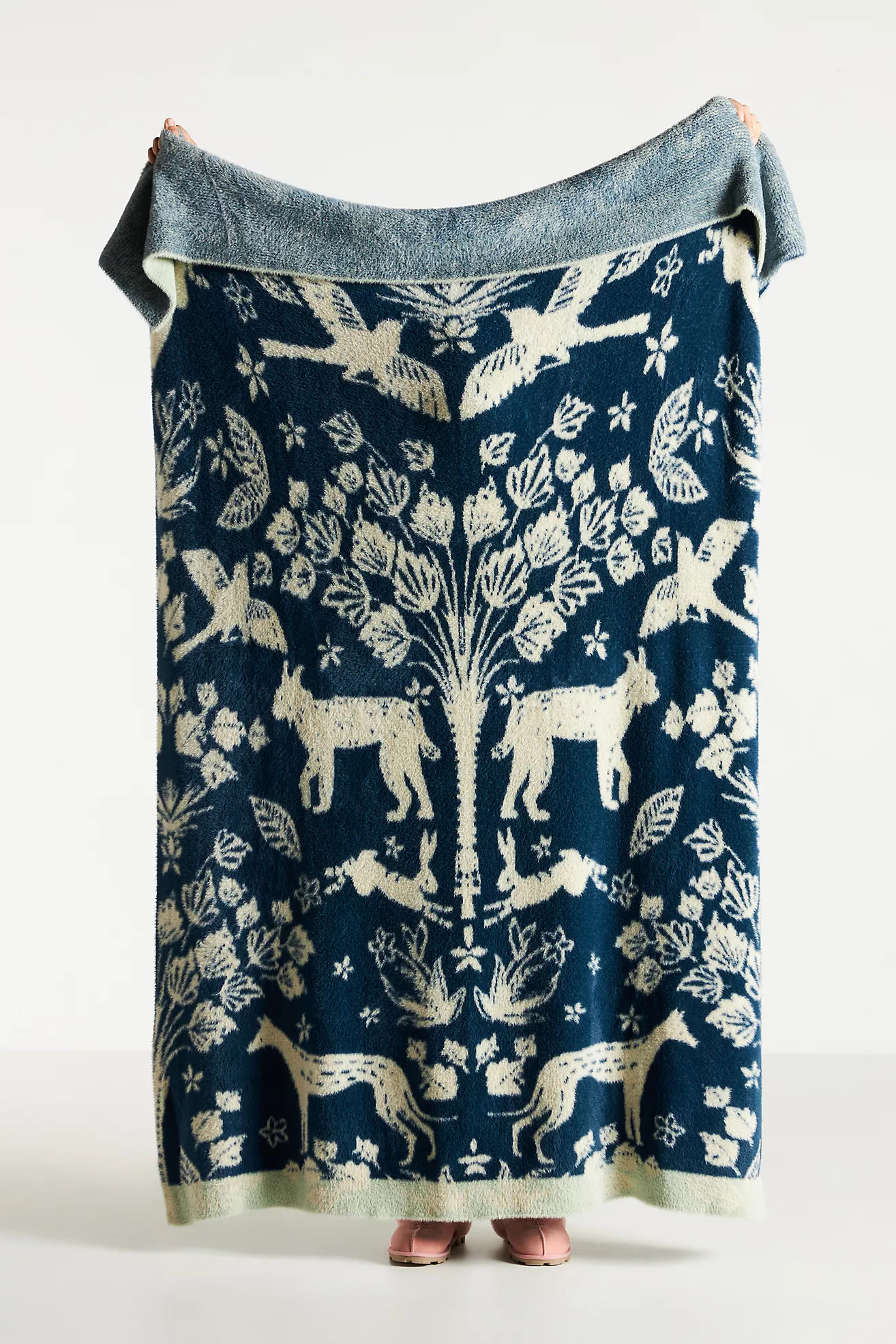 Cozy Knit Fable Throw Blanket | Anthropologie (US)